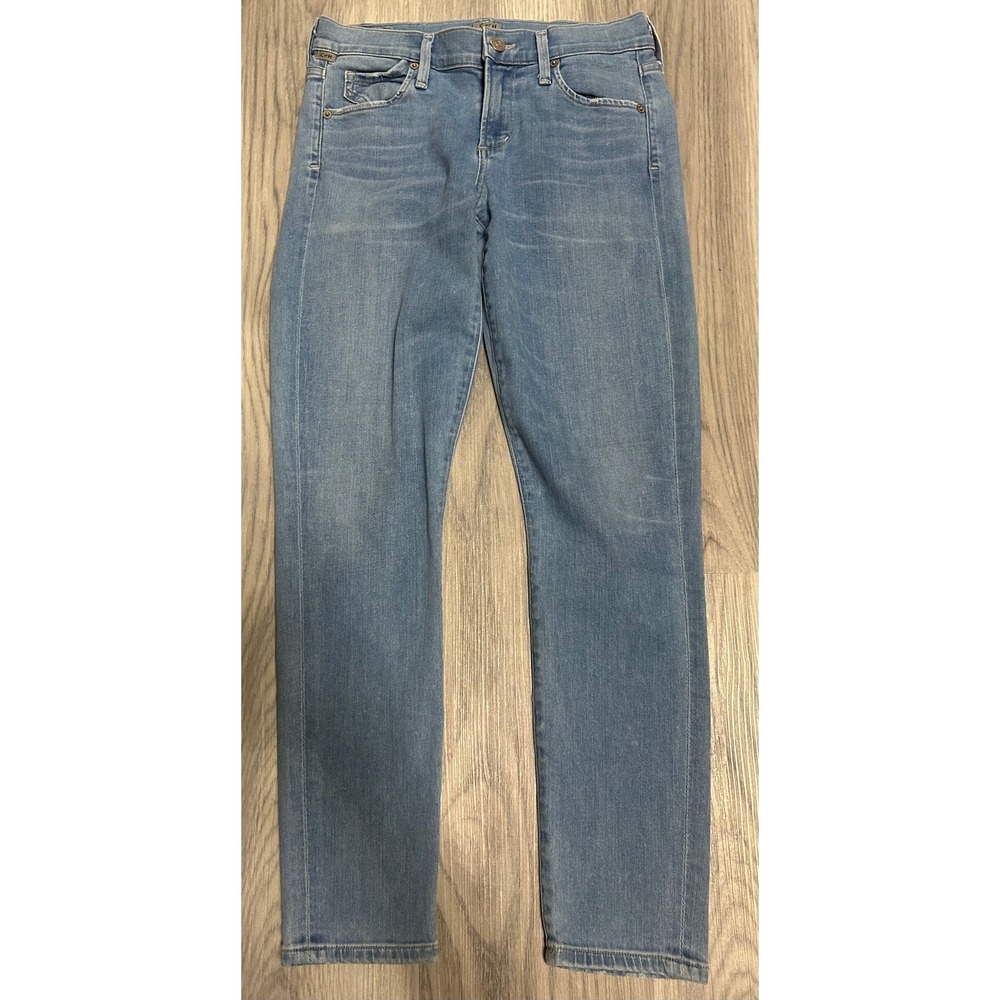 Citizens of Humanity Avedon Ankle Ultra Skinny Jeans Light‎ Blue Denim Size 29